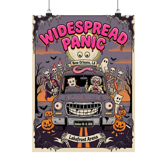 Widespread Panic | October 30–31, 2026 | New Orleans, LA | Concert Poster