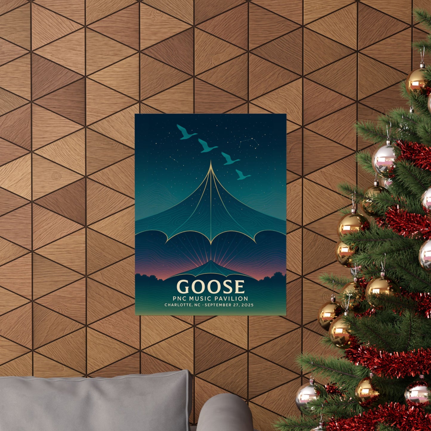 Goose Charlotte Concert Print | September 27, 2025 | PNC Music Pavilion | Variant 1