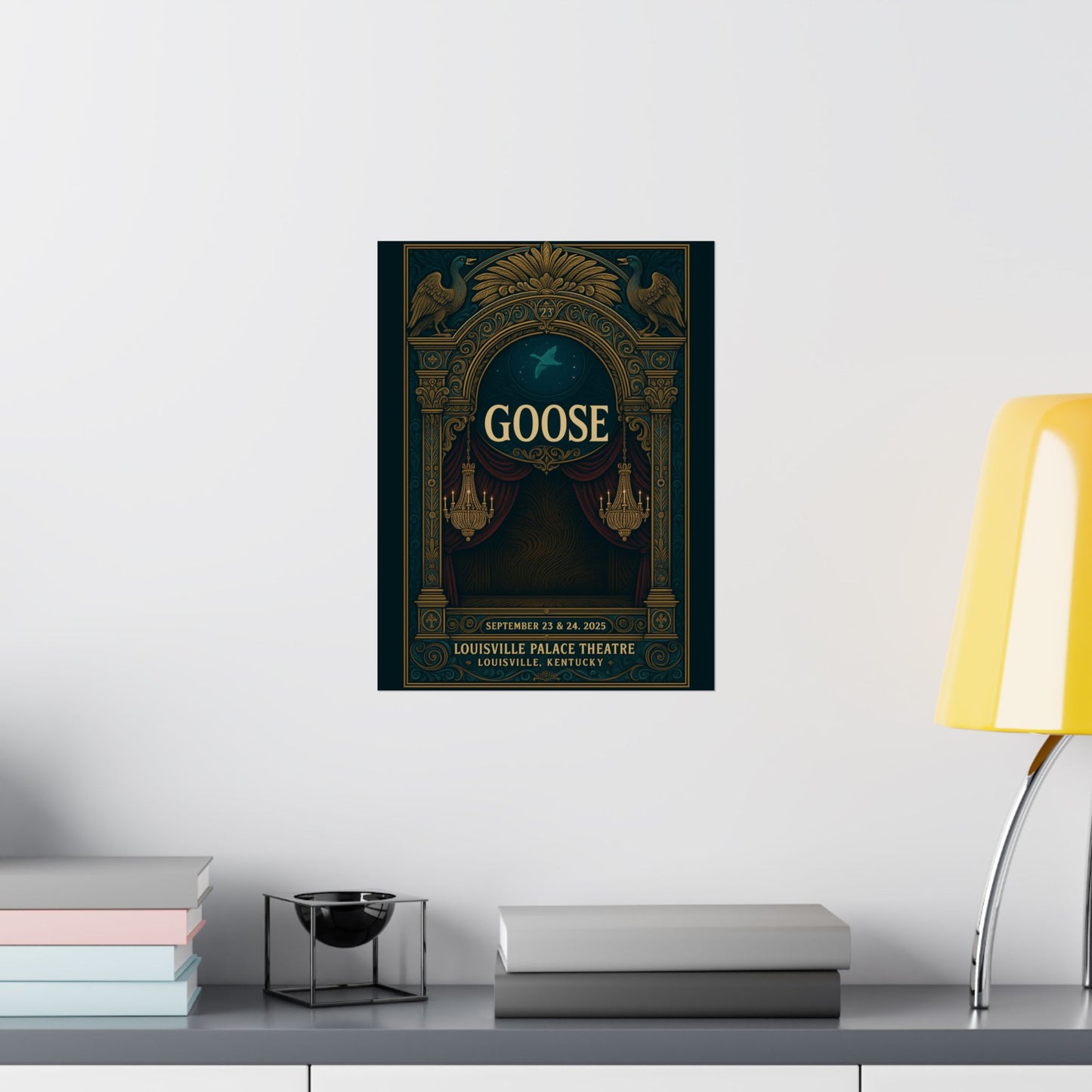Goose Louisville Palace Theatre | September 23-24, 2025 | Concert Print | Variant 1