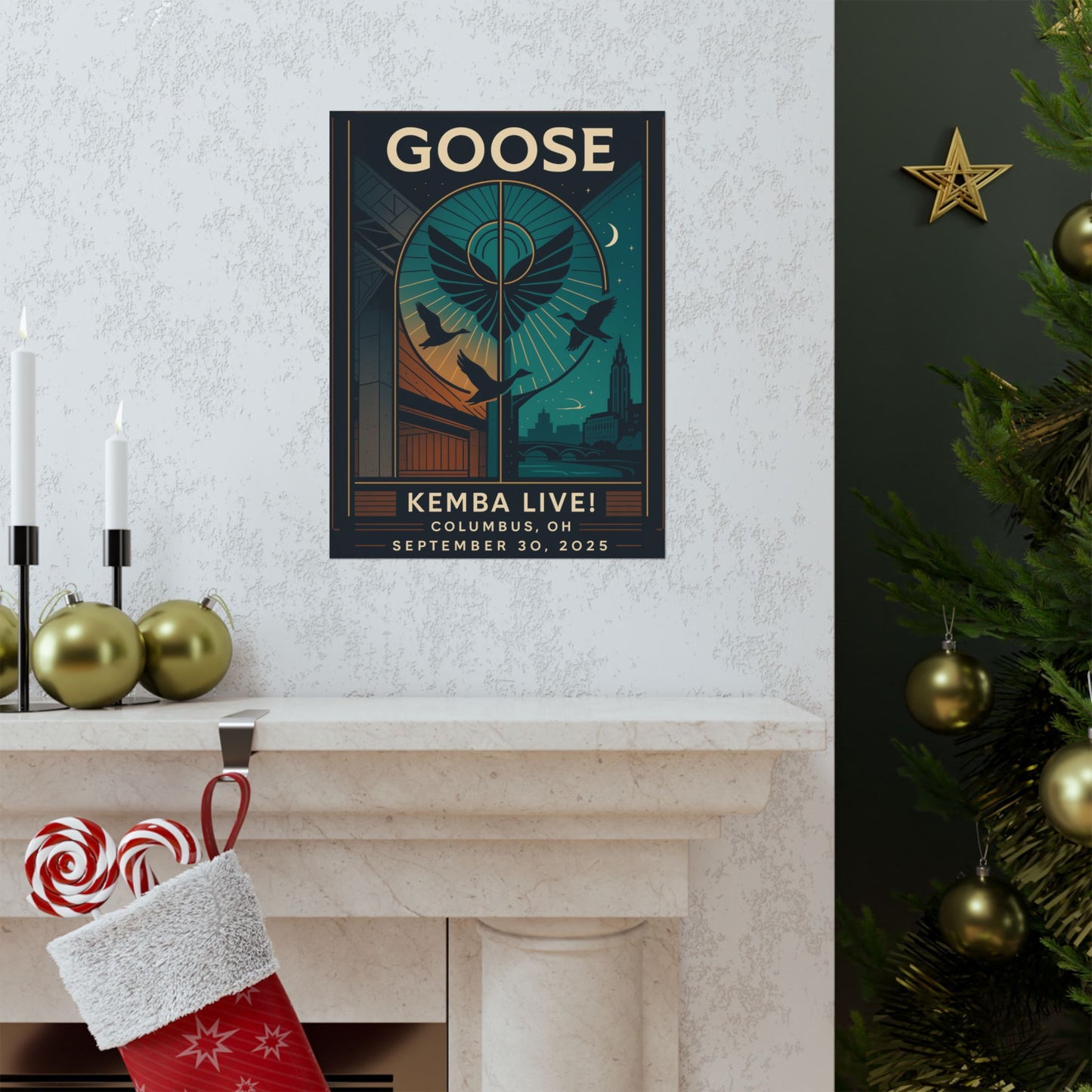 Goose Columbus Concert Print | September 30, 2025 | KEMBA Live! | Variant 1
