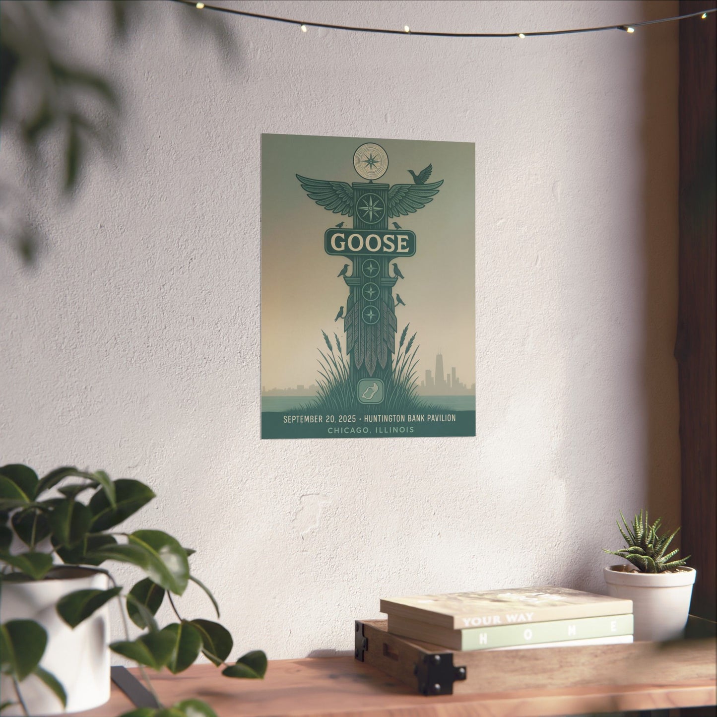 Goose Chicago September 20, 2025 | Huntington Bank Pavilion | Concert Poster | Variant 3