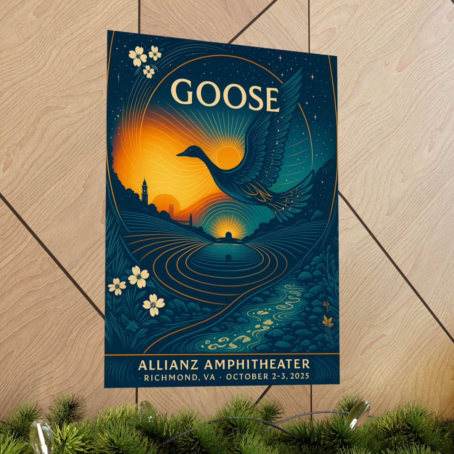 Goose Richmond Concert Print | October 2-3, 2025 | Allianz Amphitheater | Variant 1