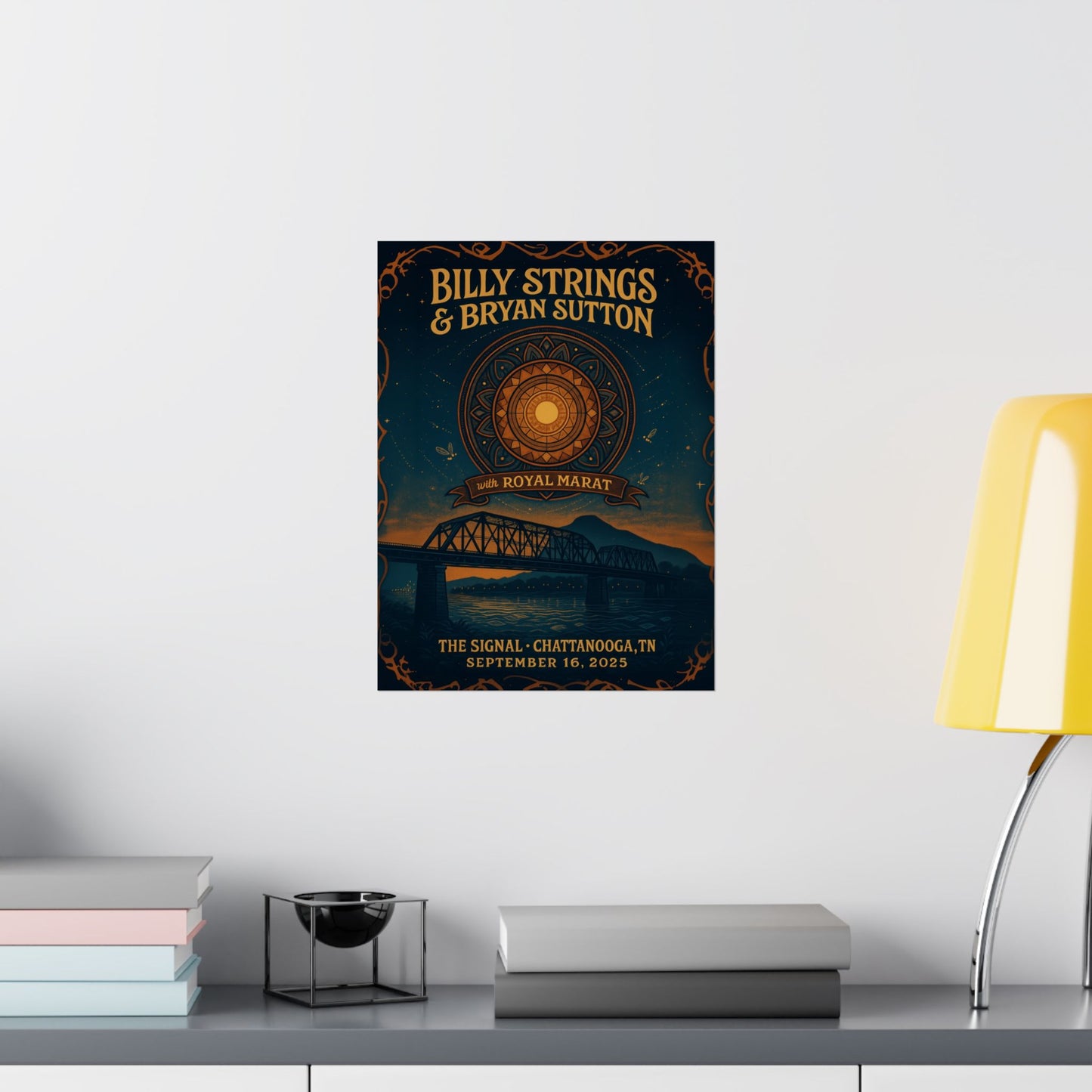 Billy Strings & Bryan Sutton Chattanooga | The Signal | September 16,2025 | Concert Poster