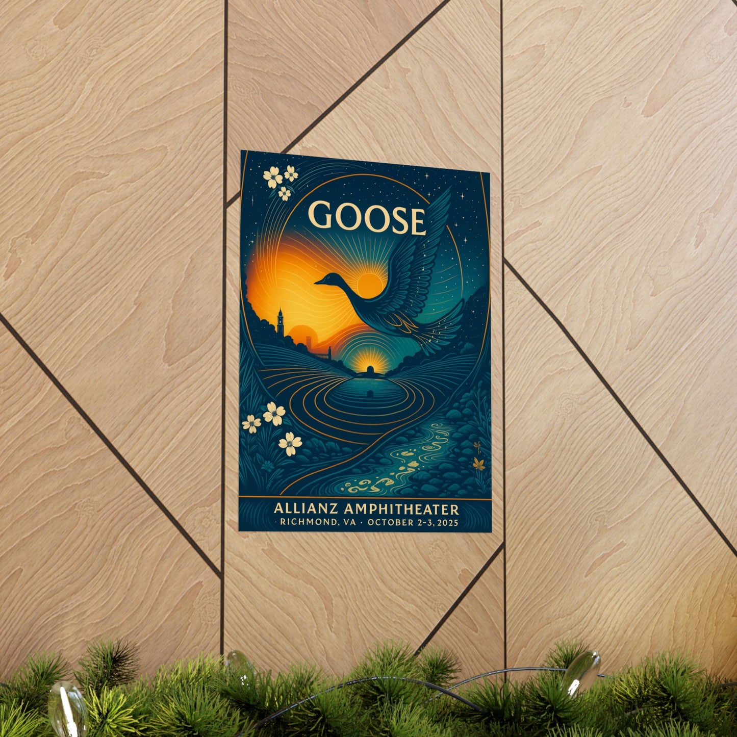 Goose Richmond Concert Print | October 2-3, 2025 | Allianz Amphitheater | Variant 1