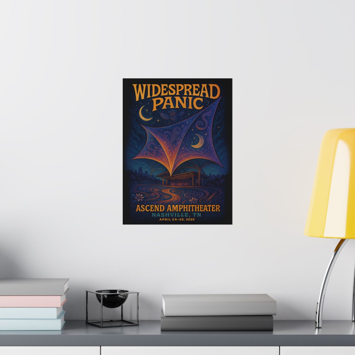 Widespread Panic Nashville April 24-26, 2025 Ascend Amphitheater Poster Print