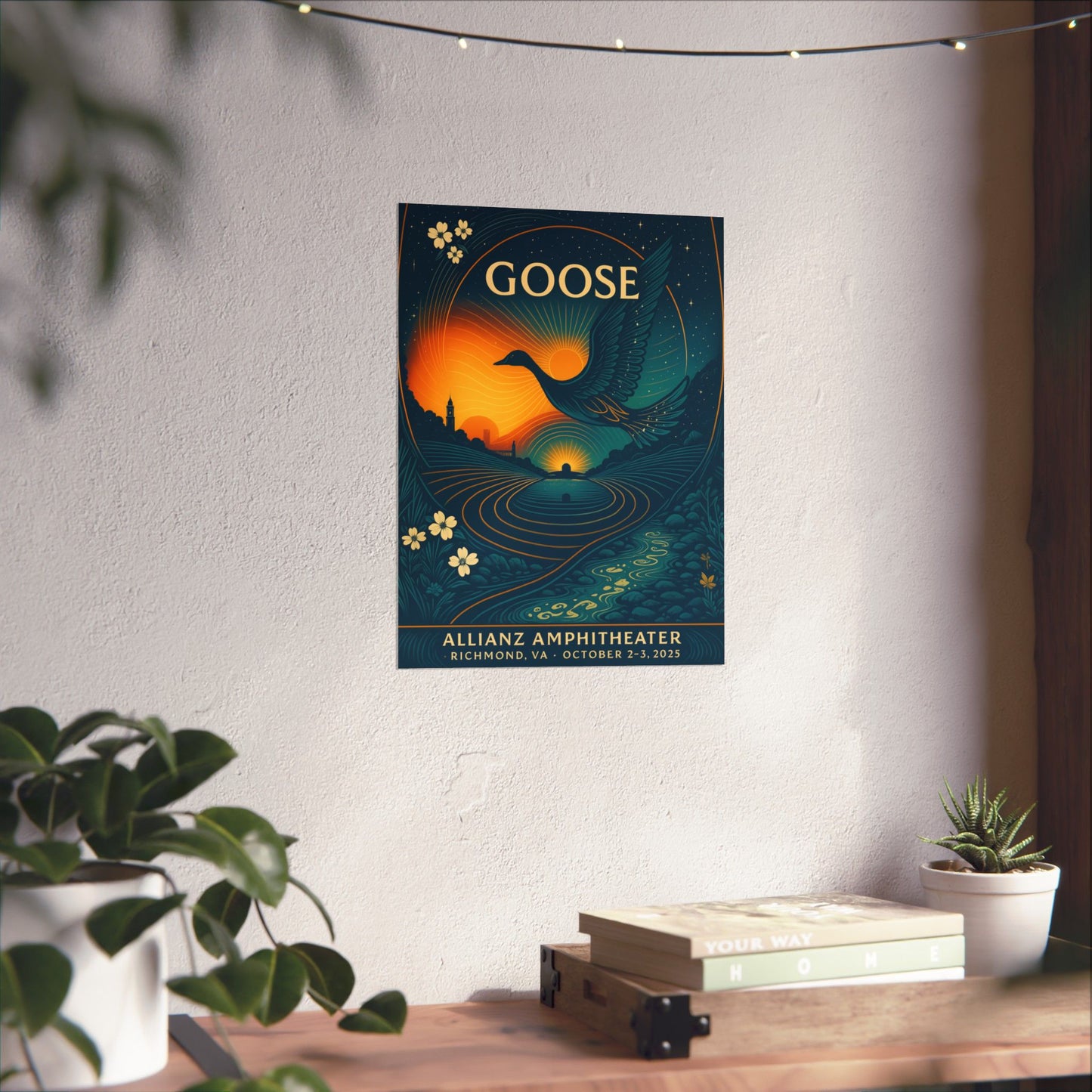 Goose Richmond Concert Print | October 2-3, 2025 | Allianz Amphitheater | Variant 1