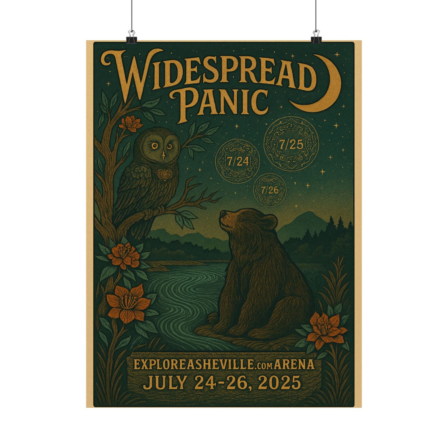 Widespread Panic Asheville July 24-26, 2025
