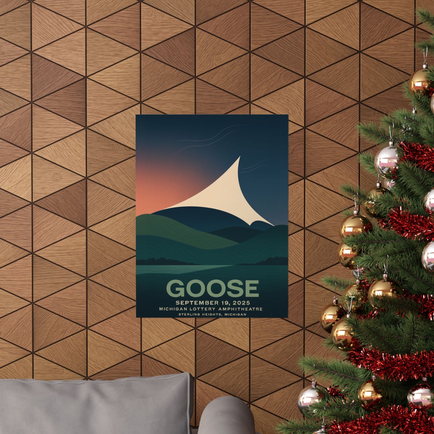 Goose Michigan Lottery Amphitheatre Concert Print | September 19, 2025 | Sterling Heights, MI | Variant 2