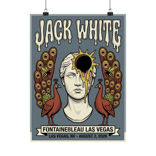 Jack White | Las Vegas, NC | August 2, 2026 | Concert Poster