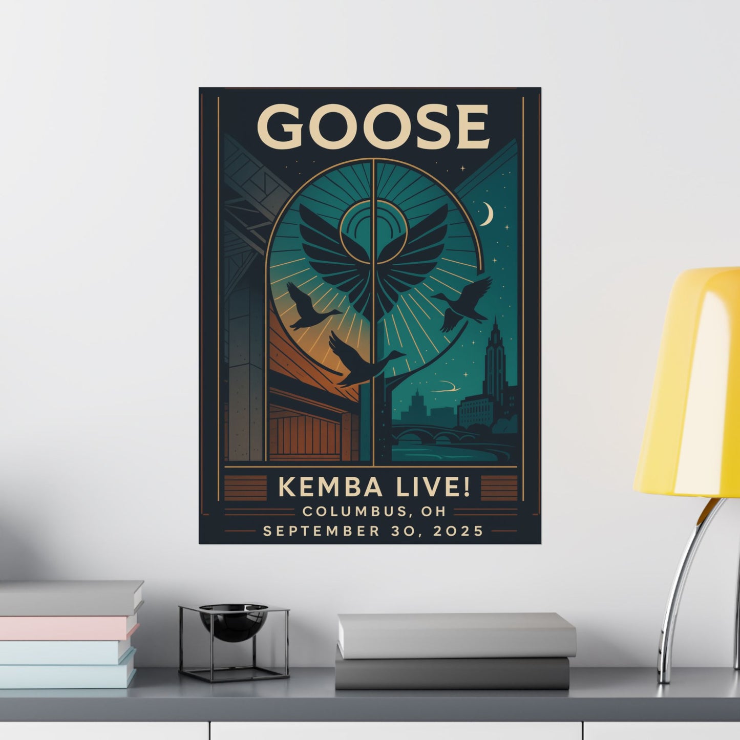 Goose Columbus Concert Print | September 30, 2025 | KEMBA Live! | Variant 1