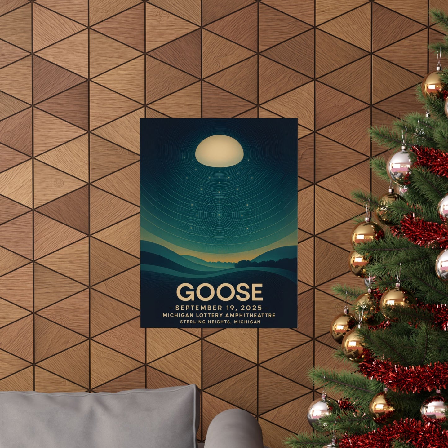 Goose Michigan Lottery Amphitheatre Concert Print | September 19, 2025 | Sterling Heights, MI | Variant 3