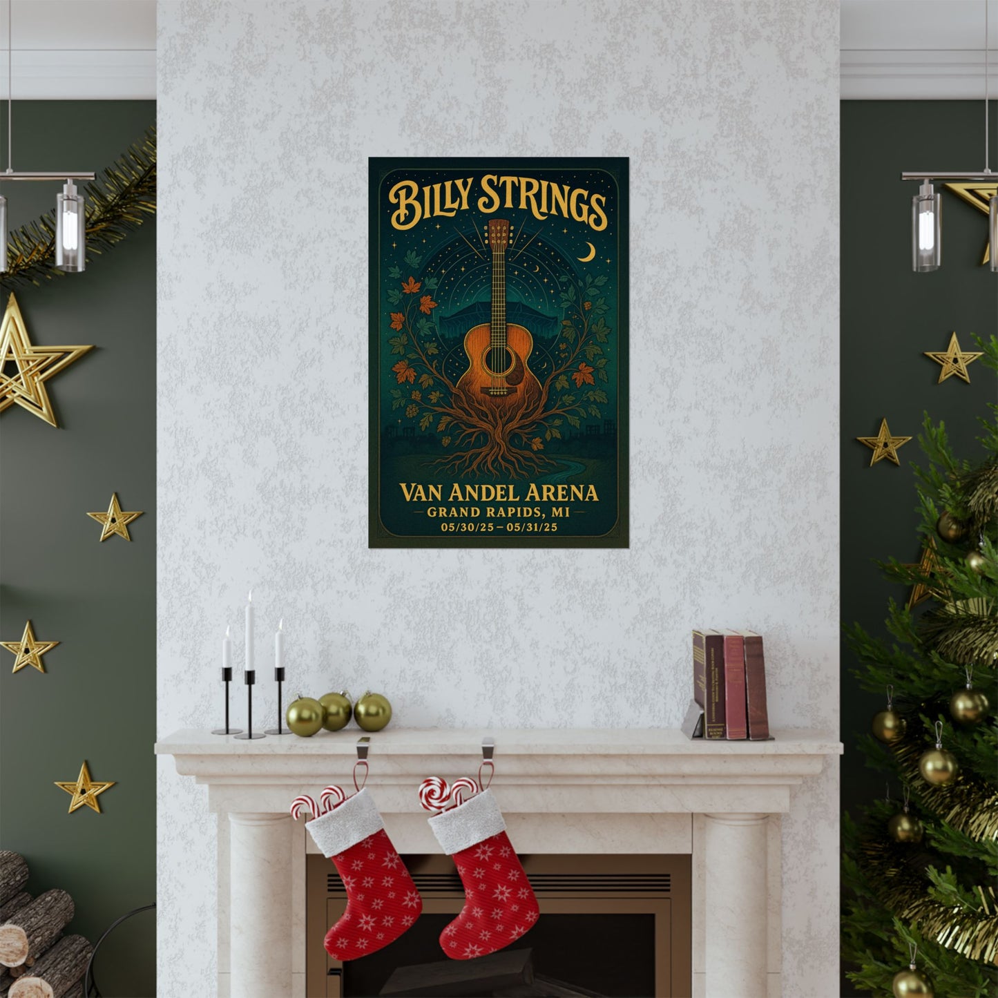Billy Strings Grand Rapids Concert Print | May 30 - 31, 2025 | Van Andel Arena