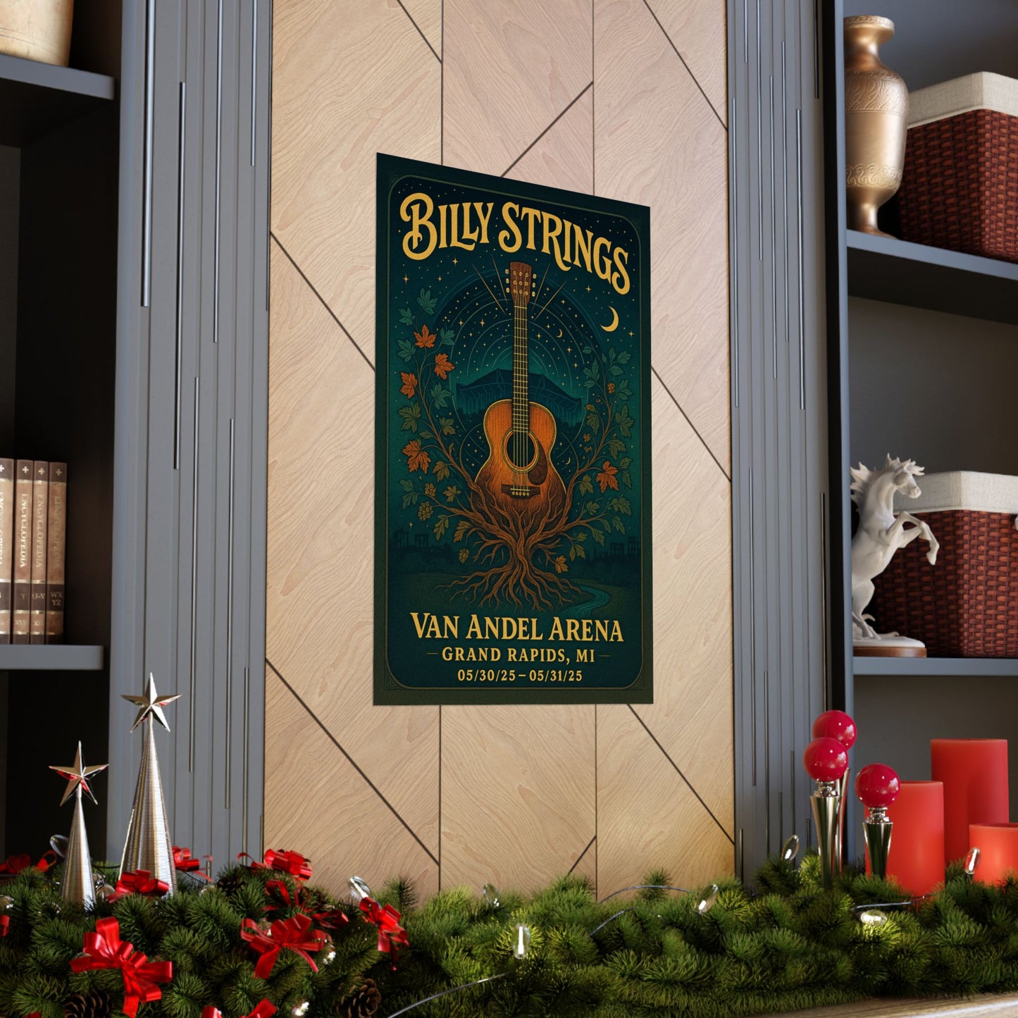 Billy Strings Grand Rapids Concert Print | May 30 - 31, 2025 | Van Andel Arena
