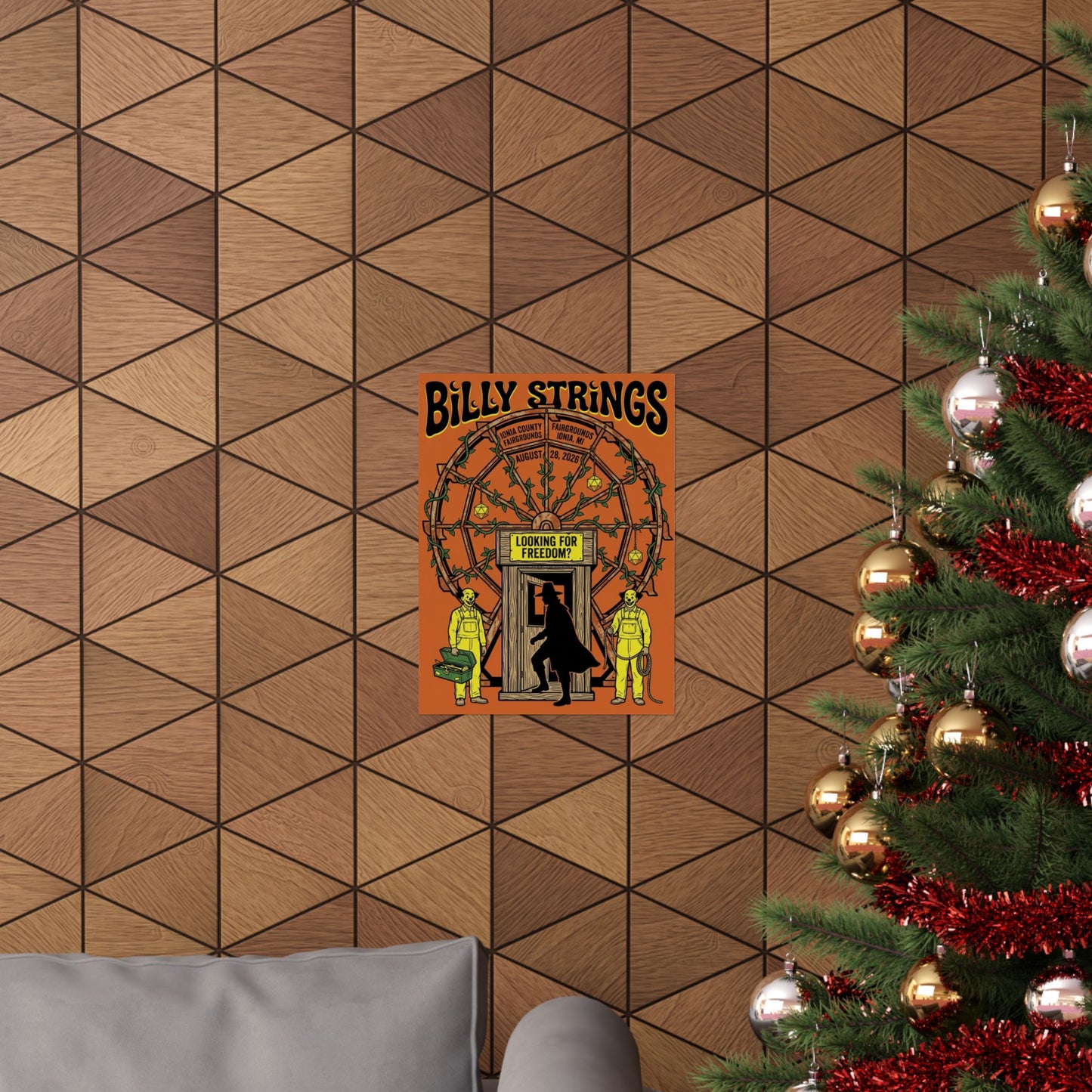 Billy Strings | August 28, 2026 | Ionia, MI | Concert Poster V2