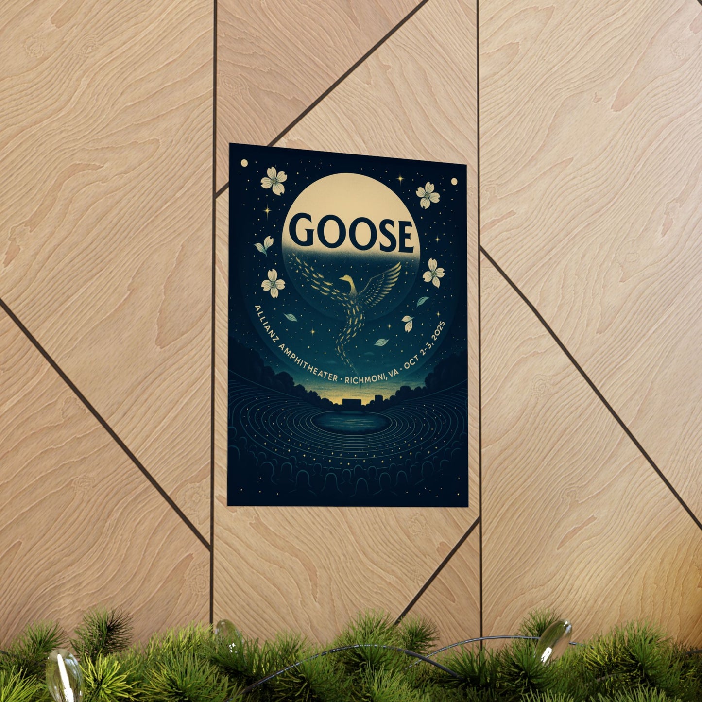 Goose Richmond Concert Poster | October 2-3, 2025 | Allianz Amphitheater | Variant 2