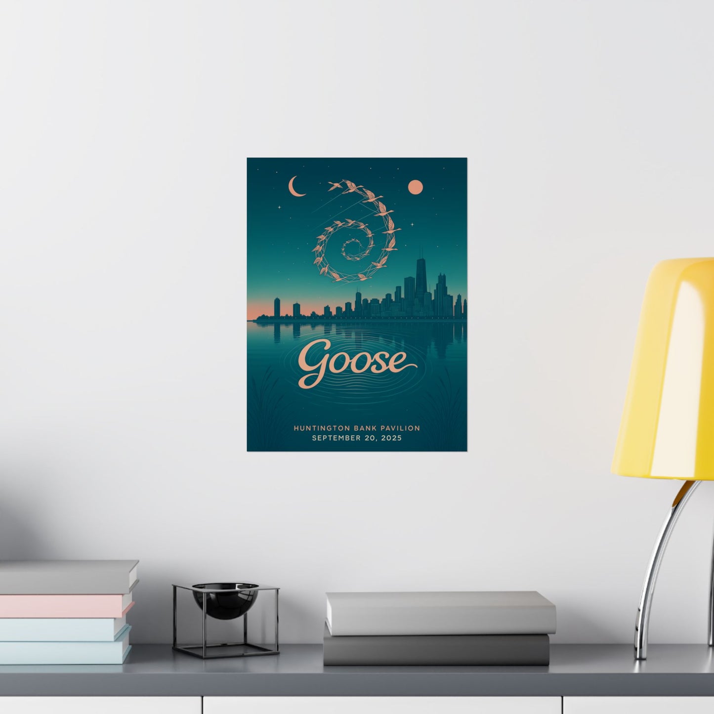 Goose Chicago Concert Poster | September 20, 2025 | Huntington Bank Pavilion | Variant 1