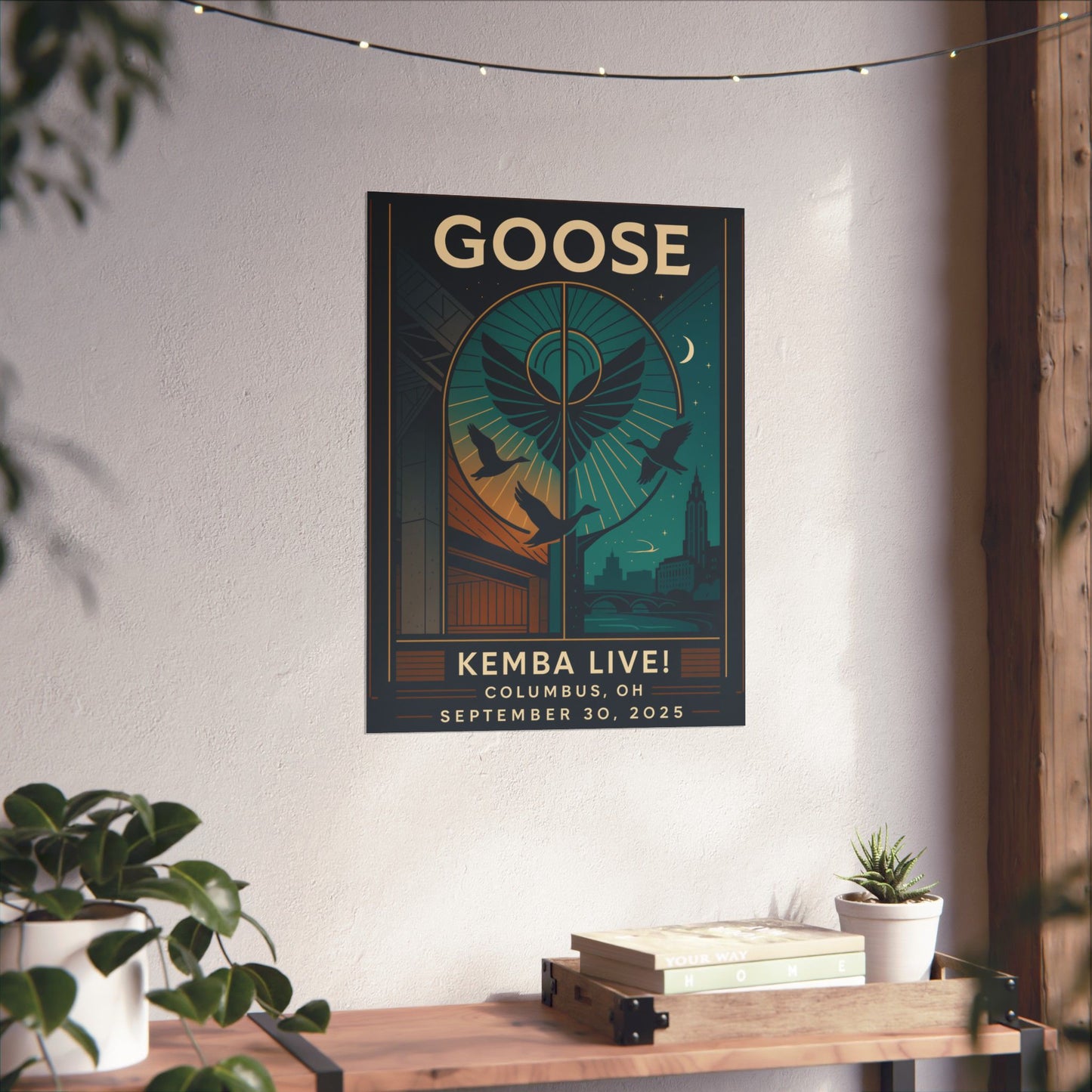 Goose Columbus Concert Print | September 30, 2025 | KEMBA Live! | Variant 1