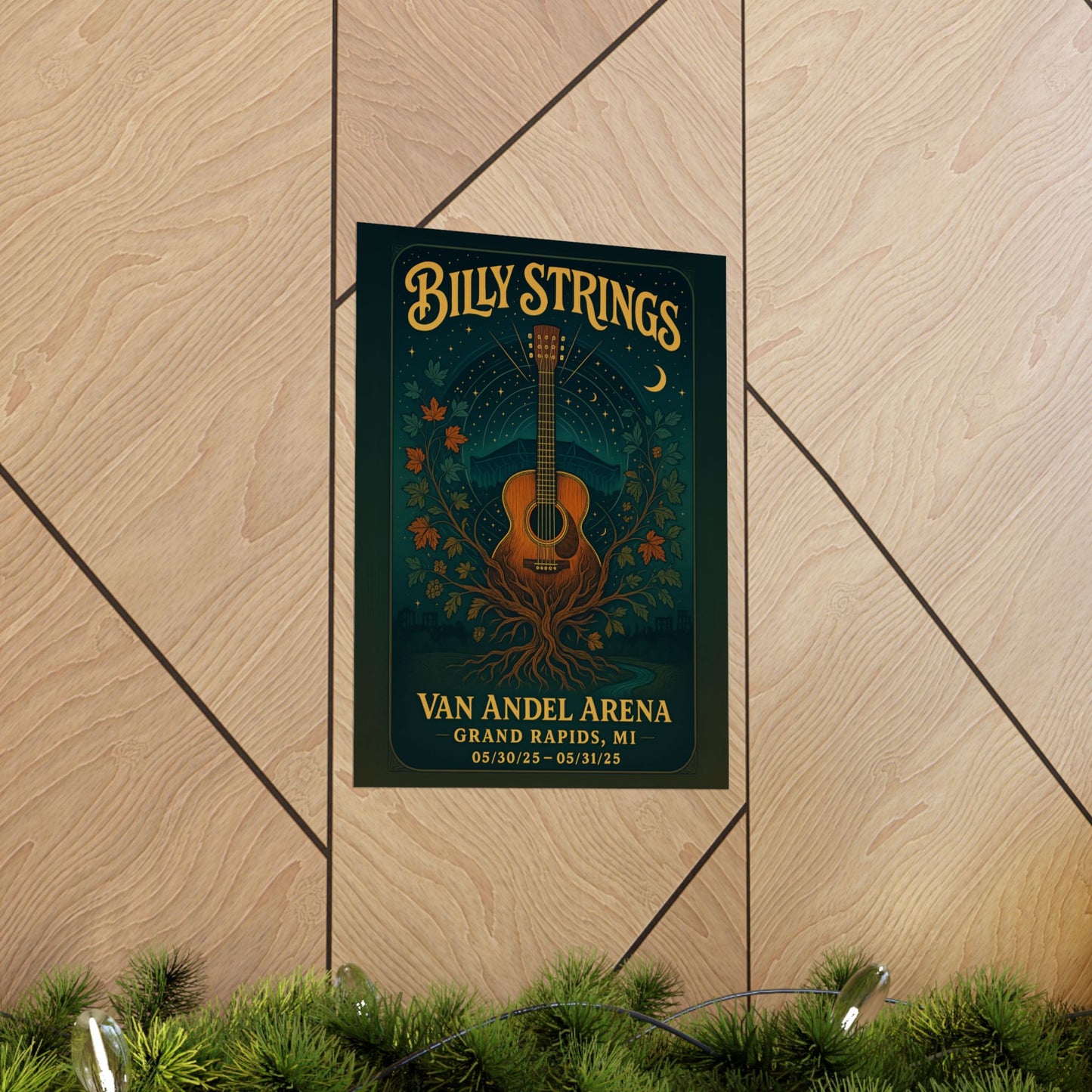 Billy Strings Grand Rapids Concert Print | May 30 - 31, 2025 | Van Andel Arena