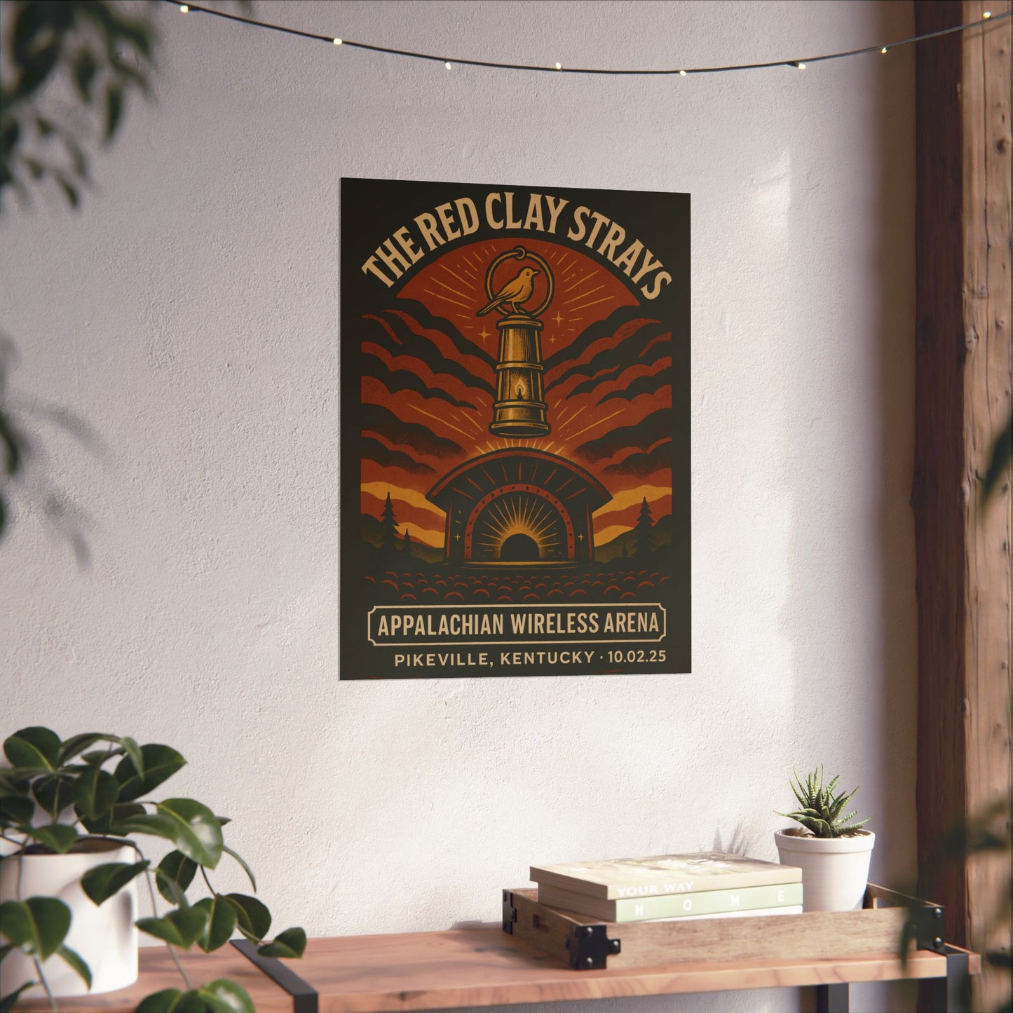 The Red Clay Strays Pikeville KY Concert Print | October 2, 2025 | Appalachian Wireless Arena | Variant 1