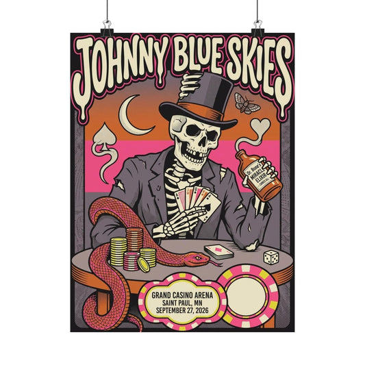 Johnny Blue Skies | September 27, 2026 | Saint Paul, MN | Concert Poster