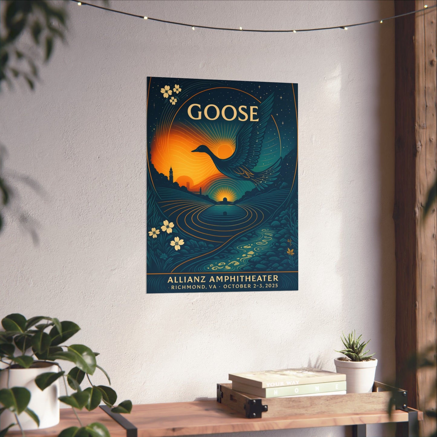Goose Richmond Concert Print | October 2-3, 2025 | Allianz Amphitheater | Variant 1