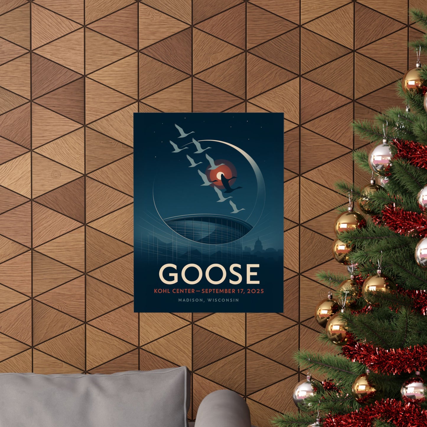Goose Kohl Center Madison WI | September 17, 2025 | Limited Edition Fan-Made Concert Poster Version 1
