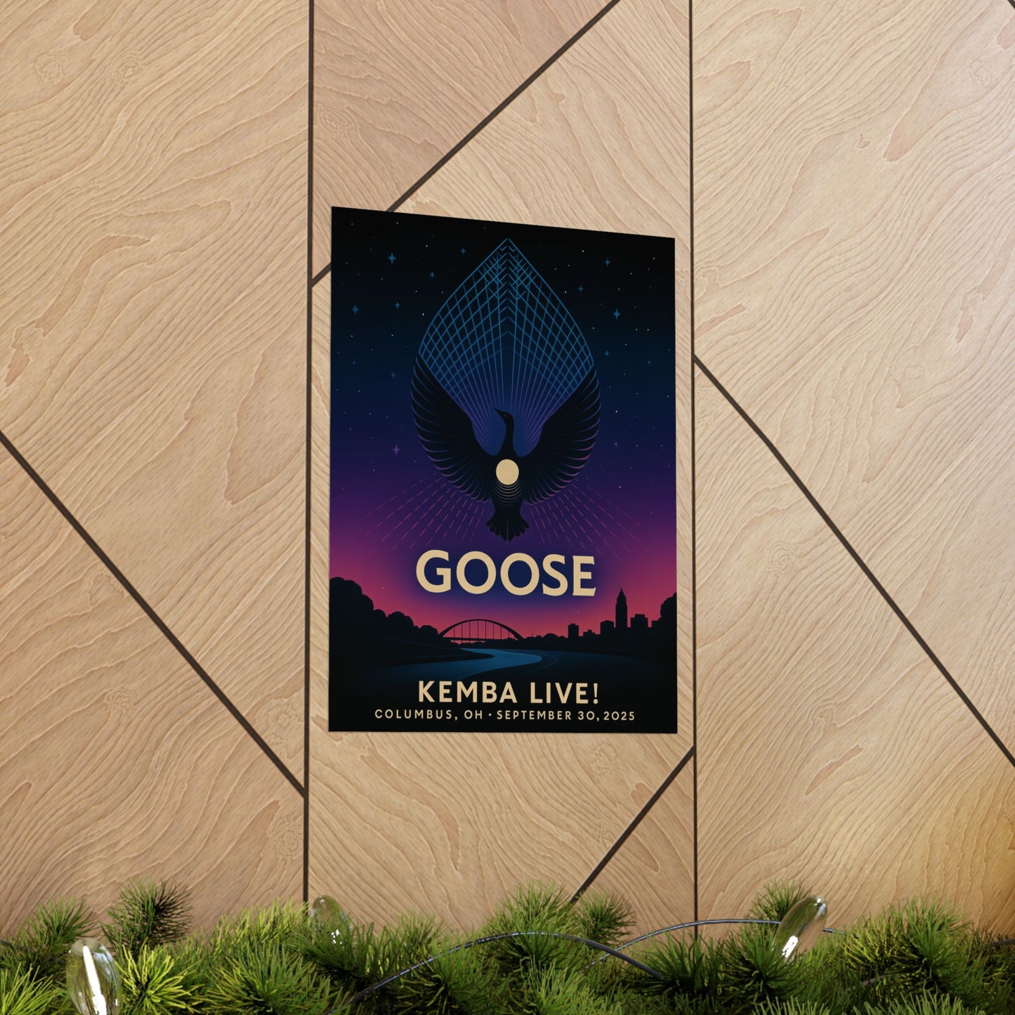 Goose Columbus Concert Print | September 30, 2025 | KEMBA Live! | Variant 2