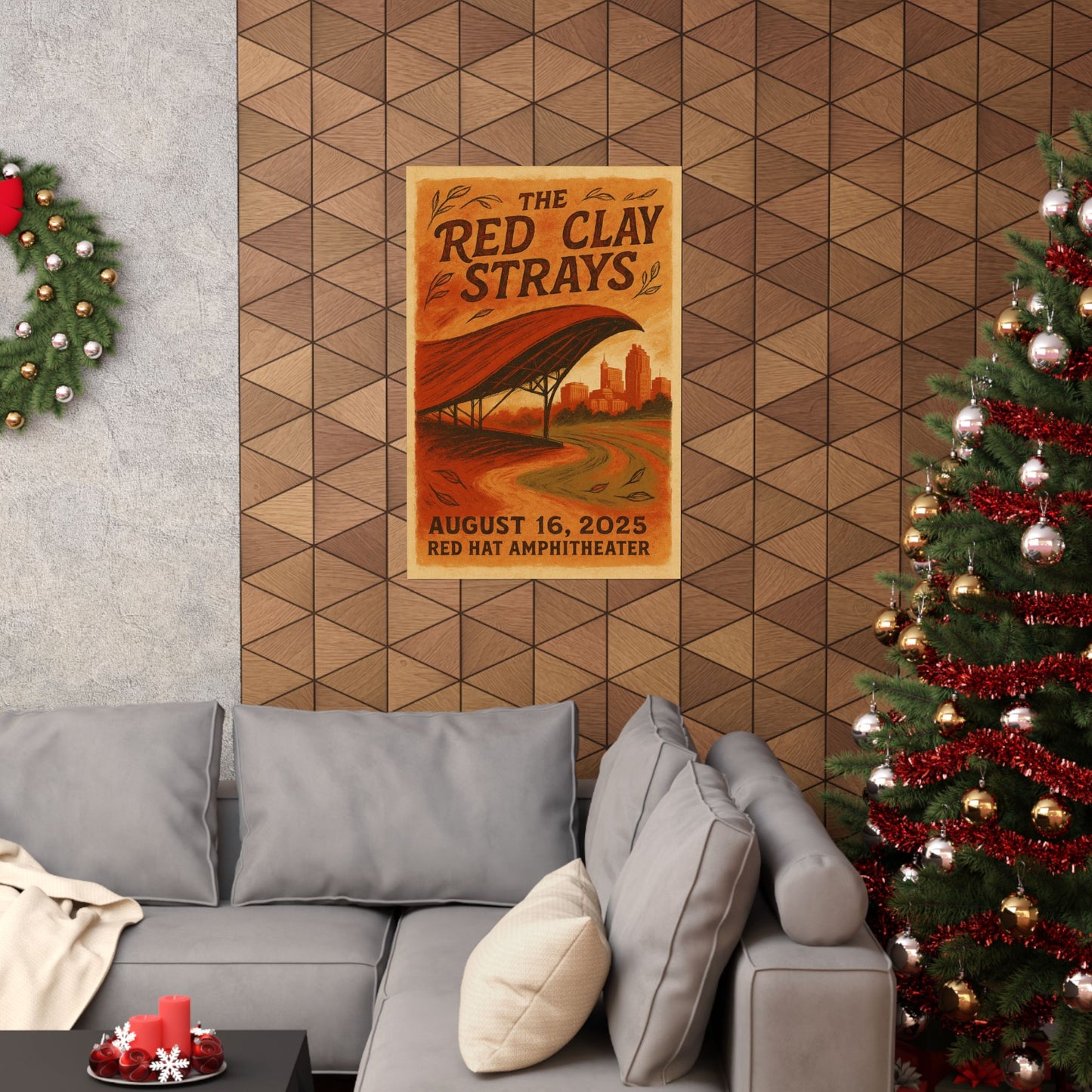The Red Clay Strays | Raleigh Aug 16, 2025 | Red Hat Amphitheater | Concert Print