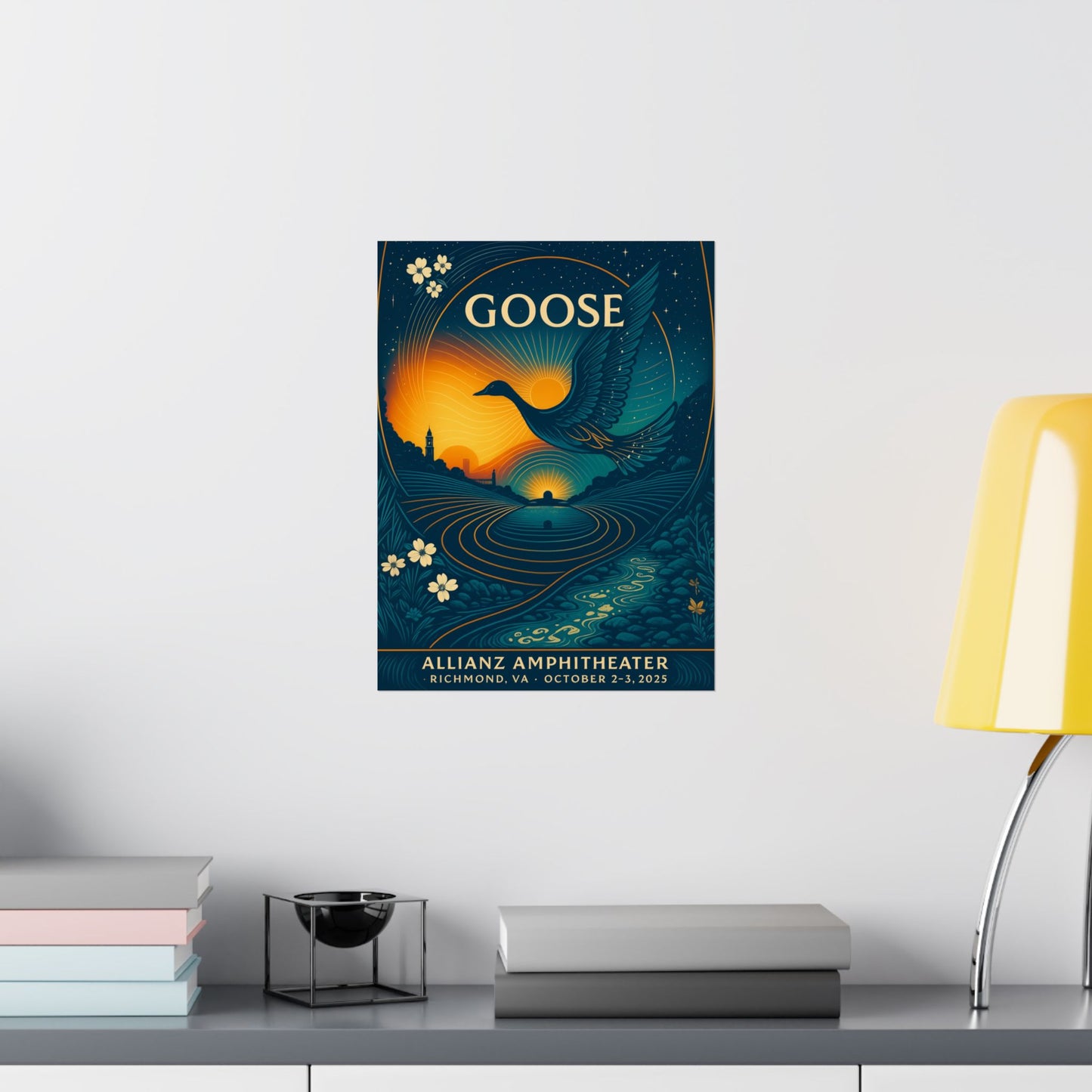 Goose Richmond Concert Print | October 2-3, 2025 | Allianz Amphitheater | Variant 1