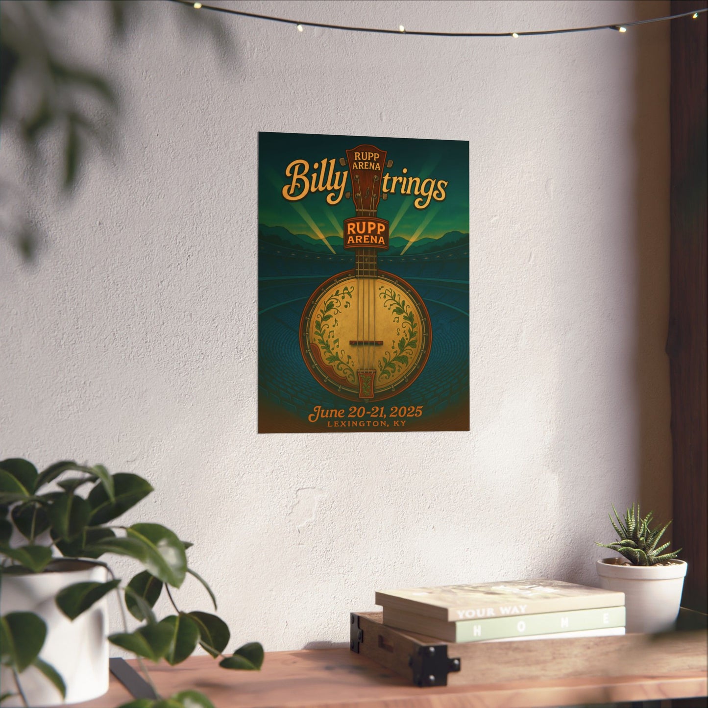 Billy Strings Lexington KY June 20-21, 2025 Concert Print