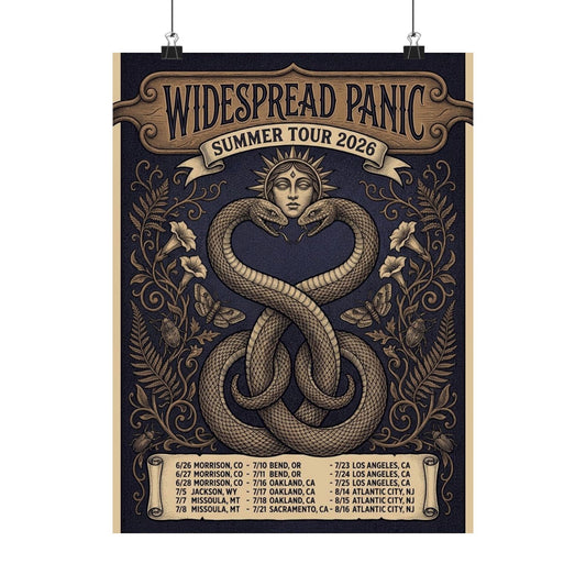 Widespread Panic | Summer Tour 2026 | Tour Poster