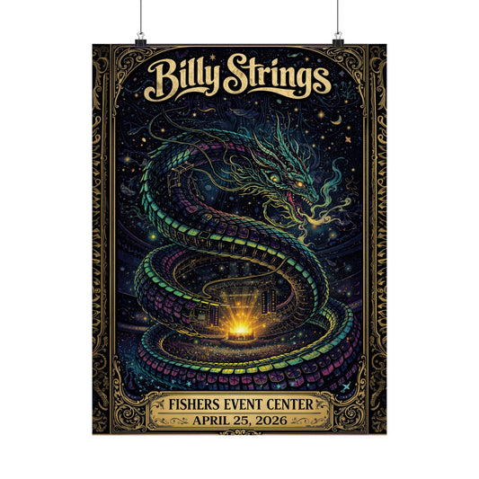 Billy Strings | 04/25/2026 | Fishers, IN | Concert Poster | N2