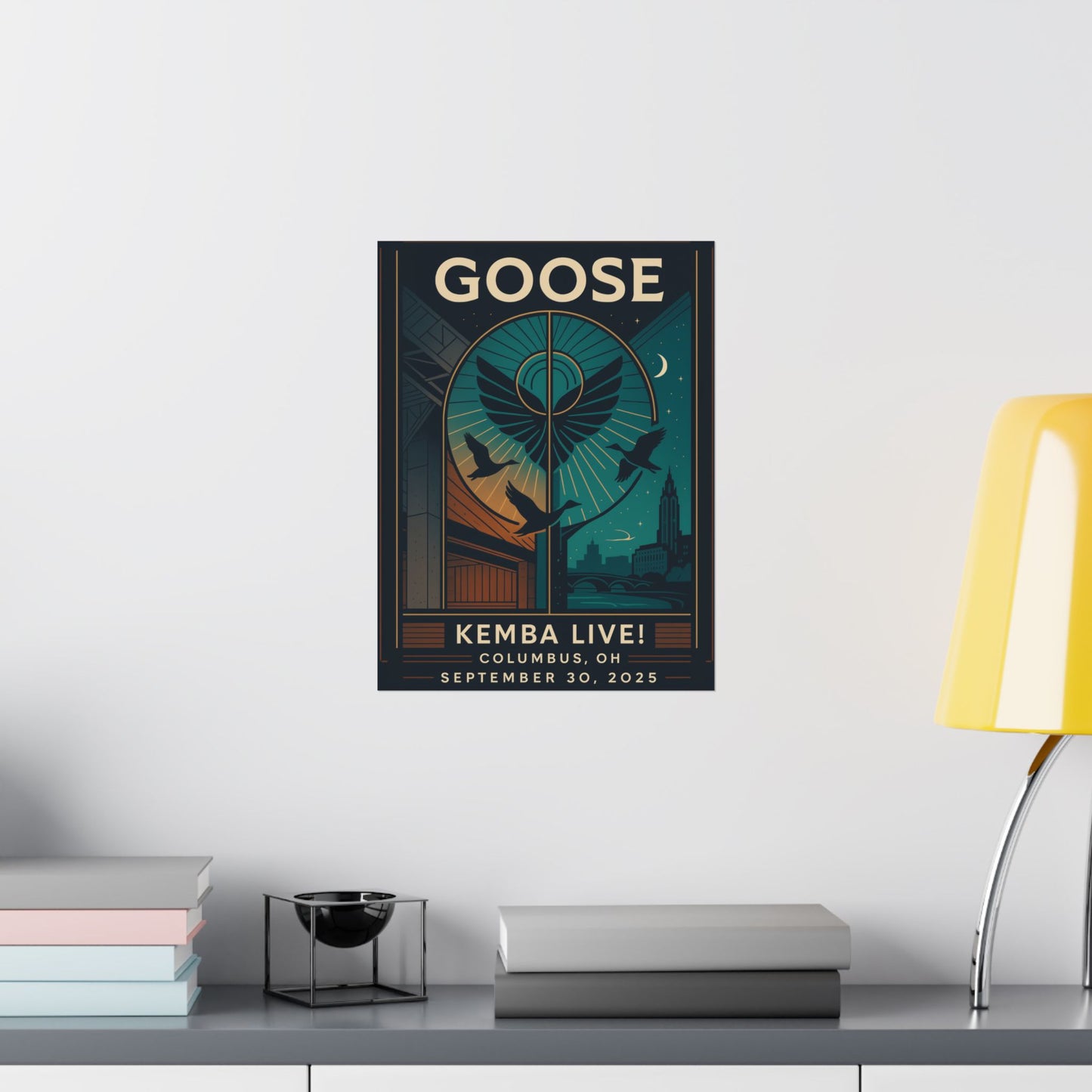 Goose Columbus Concert Print | September 30, 2025 | KEMBA Live! | Variant 1