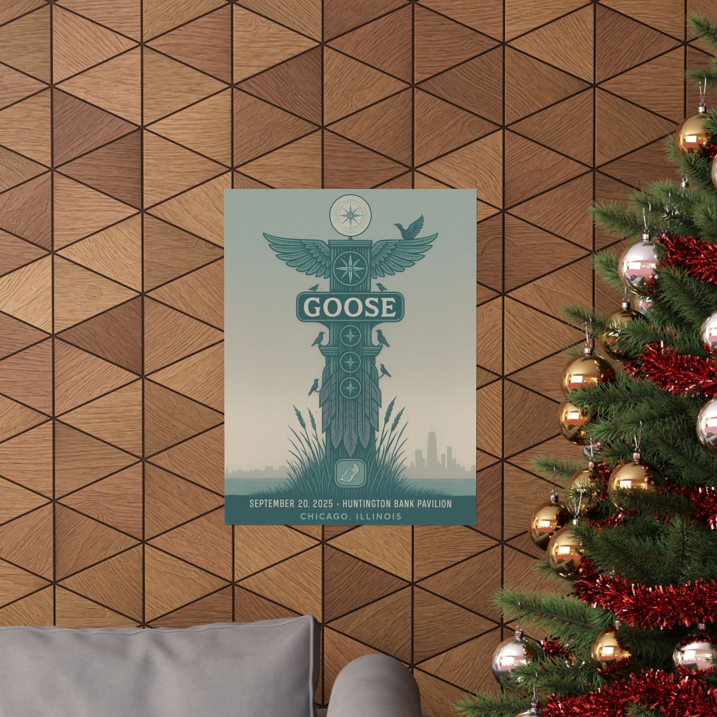 Goose Chicago September 20, 2025 | Huntington Bank Pavilion | Concert Poster | Variant 3