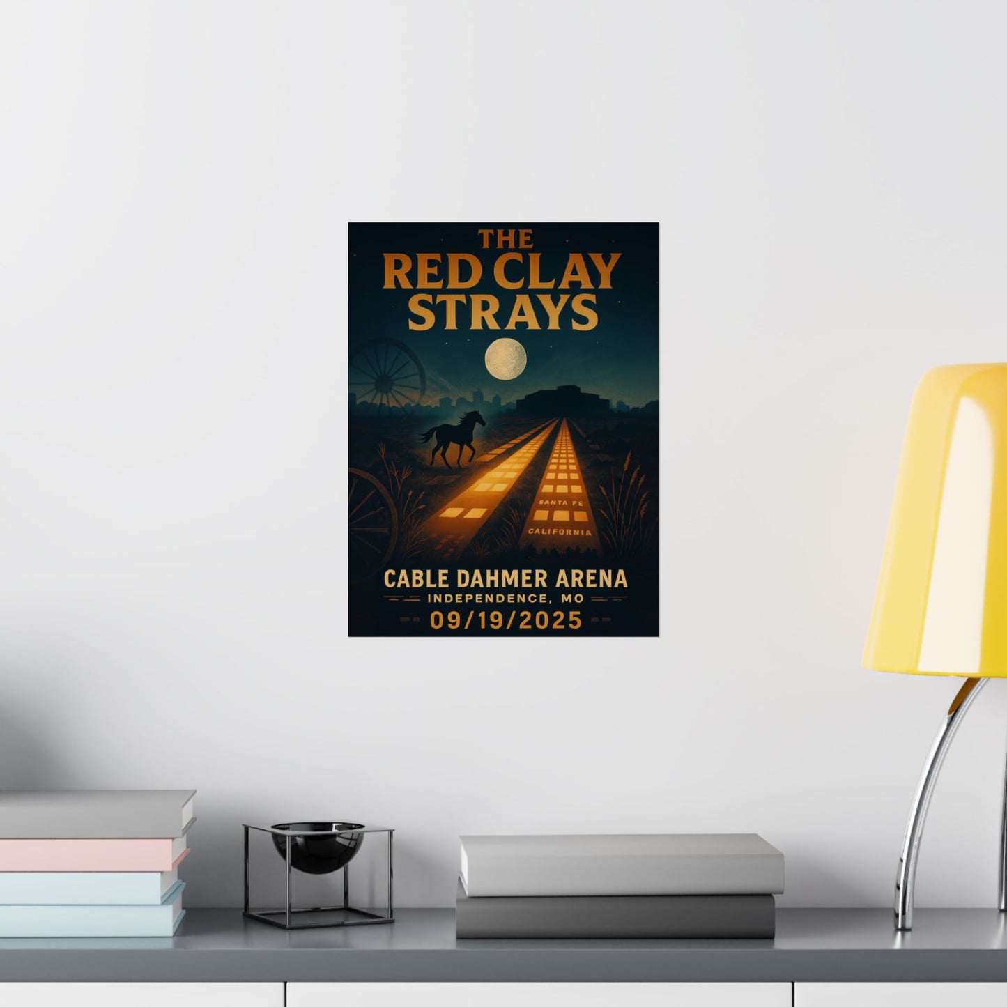 The Red Clay Strays Independence MO Concert Print | September 19, 2025 | Cable Dahmer Arena | Variant 3