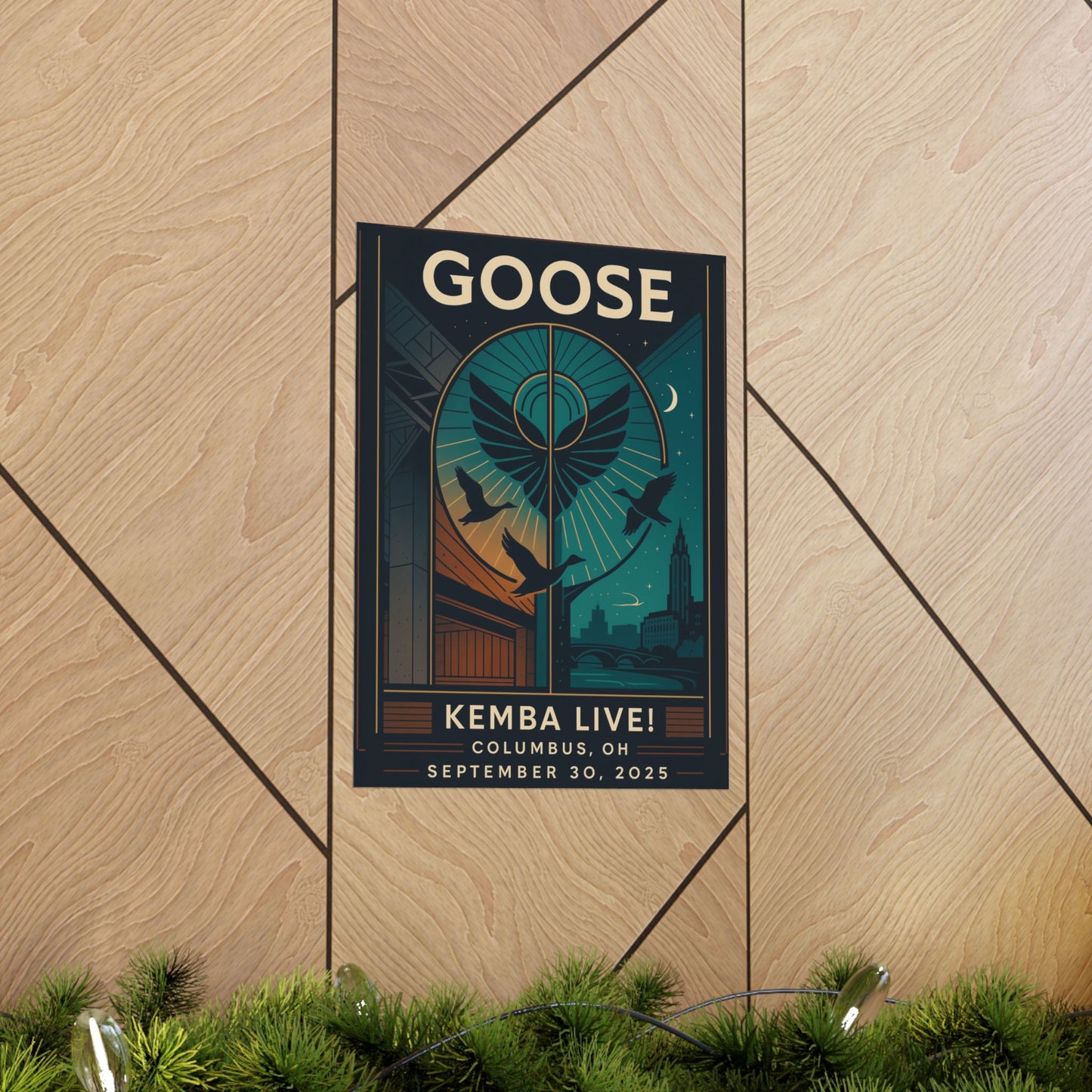 Goose Columbus Concert Print | September 30, 2025 | KEMBA Live! | Variant 1