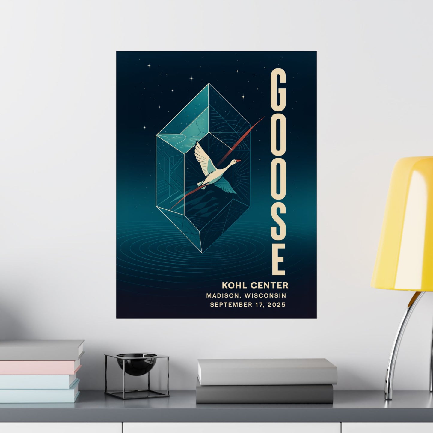 Goose Kohl Center Madison WI | September 17, 2025 | Limited Edition Fan-Made Concert Poster Version 2