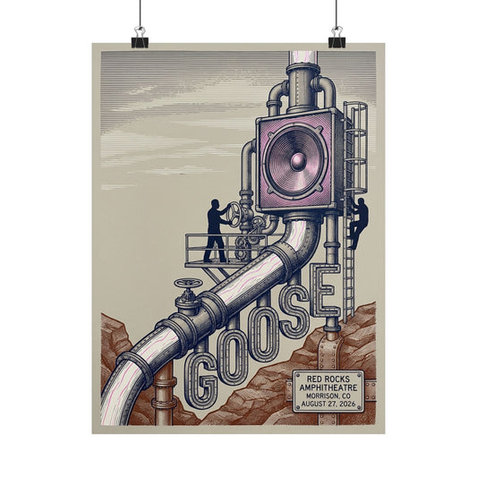 Goose | August 27, 2026 | Morrison, CO | Concert Poster