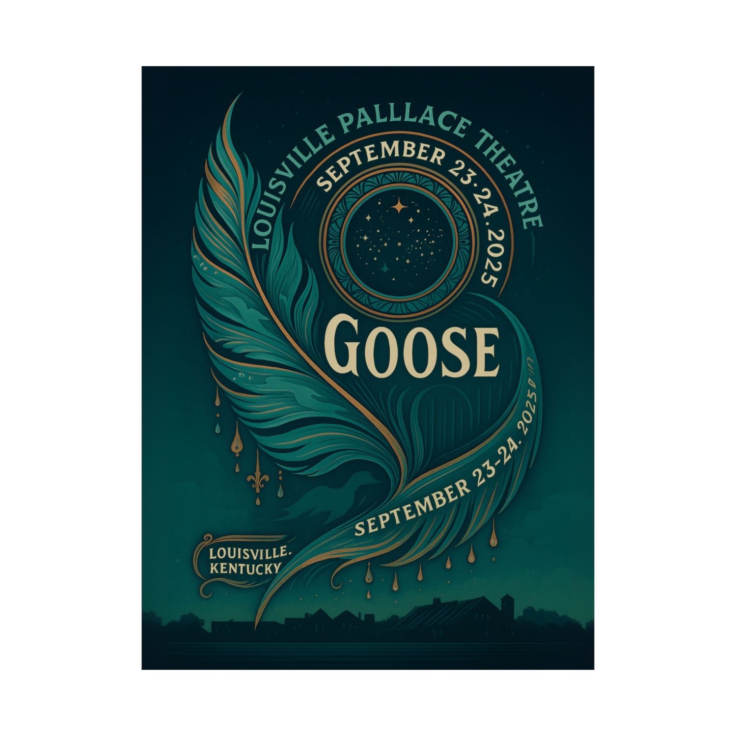 Goose Louisville Palace Theatre | September 23-24, 2025 | Concert Print | Version 3
