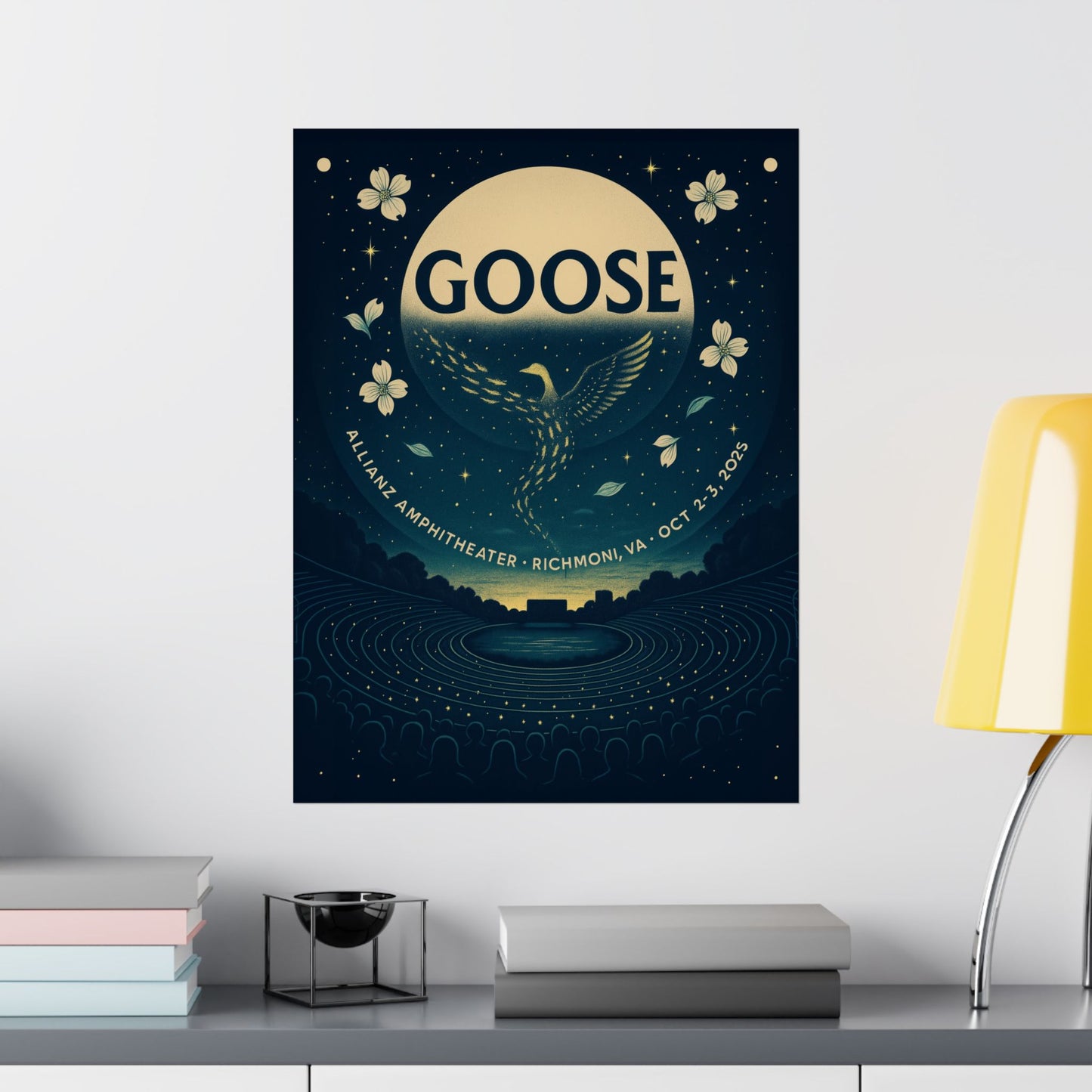 Goose Richmond Concert Poster | October 2-3, 2025 | Allianz Amphitheater | Variant 2