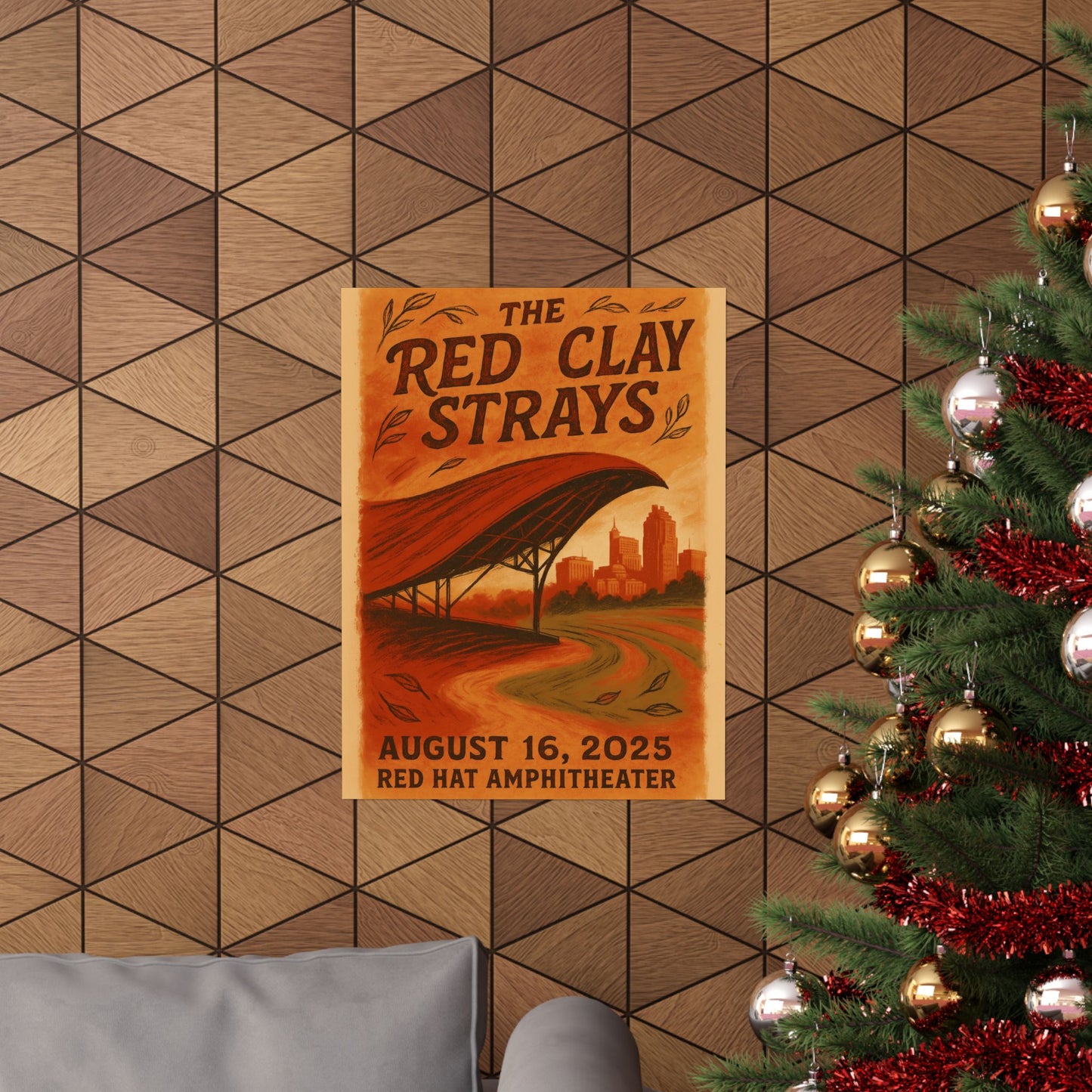 The Red Clay Strays | Raleigh Aug 16, 2025 | Red Hat Amphitheater | Concert Print