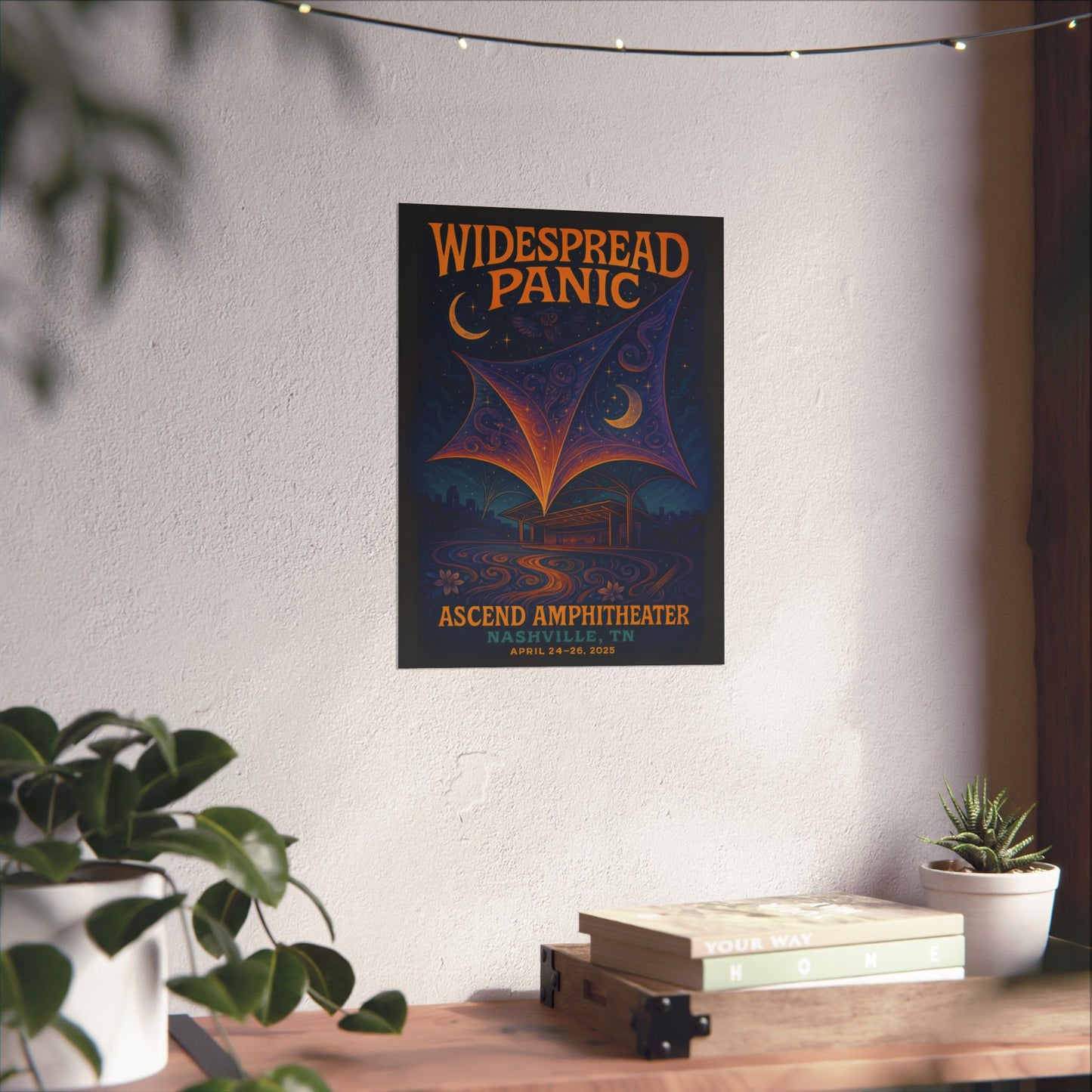 Widespread Panic Nashville April 24-26, 2025 Ascend Amphitheater Poster Print