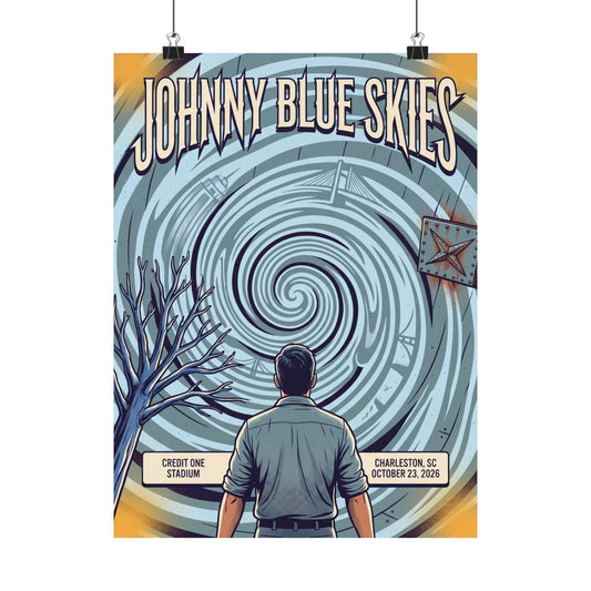 Johnny Blue Skies | October 23, 2026 | Charleston, SC | Concert Poster