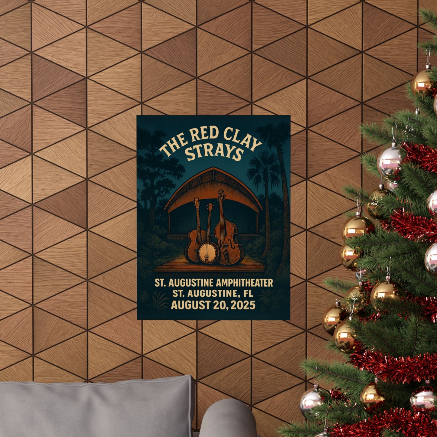 The Red Clay Strays | August 20, 2025 | St. Augustine Amphitheater | Florida | Concert Print