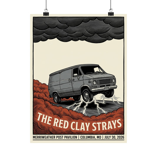 The Red Clay Strays | Columbia, MD | July 30, 2026 | Concert Poster