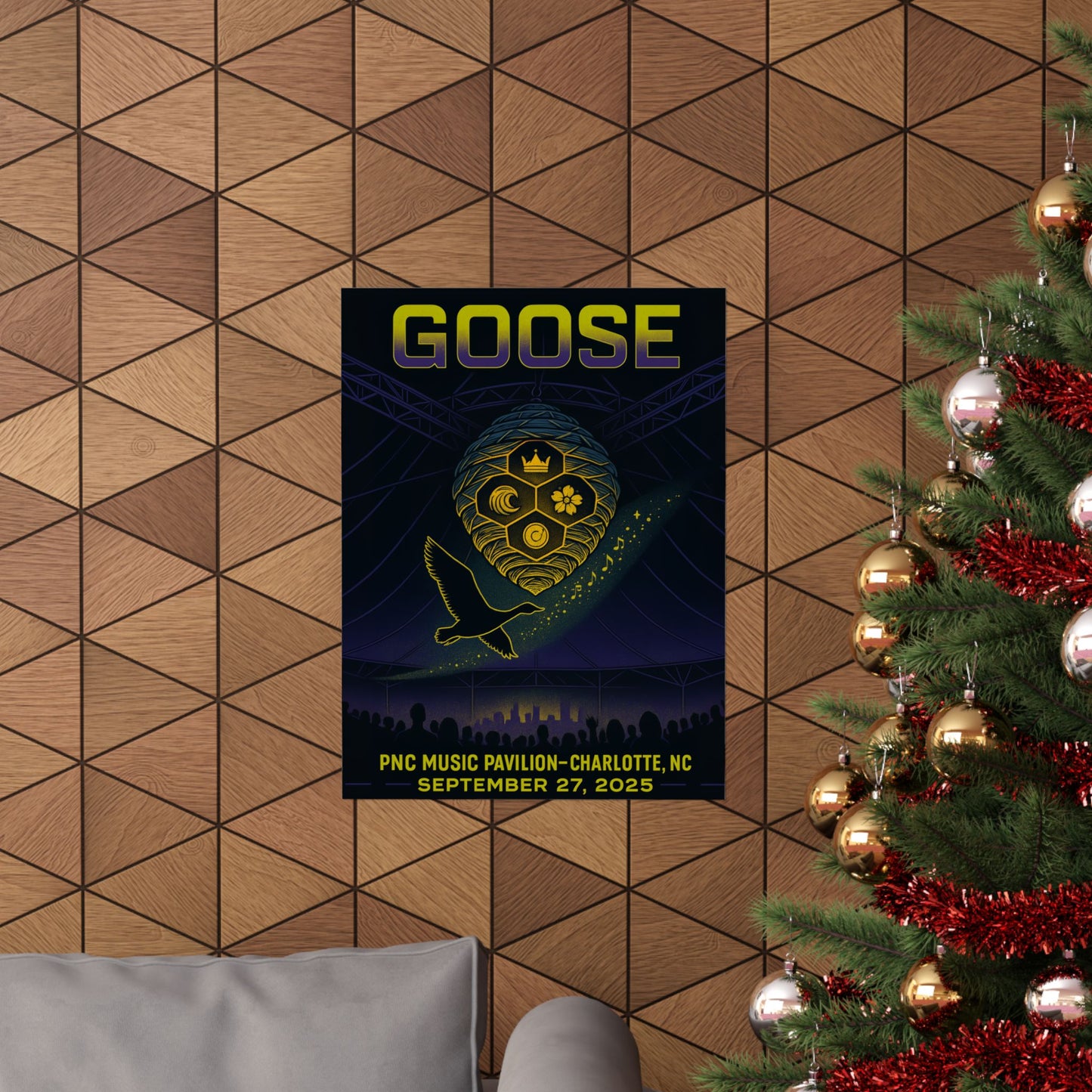 Goose Charlotte Concert Print | September 27, 2025 | PNC Music Pavilion | Variant 2