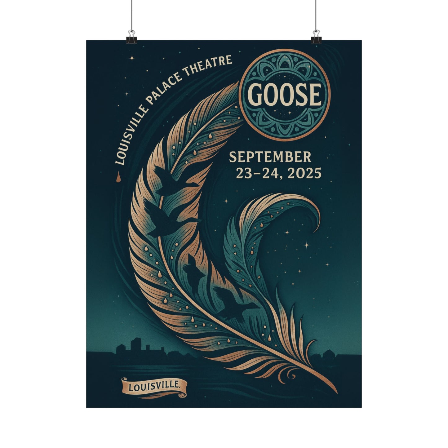 Goose Louisville Palace Theatre | September 23-24, 2025 | Concert Print | Version 2