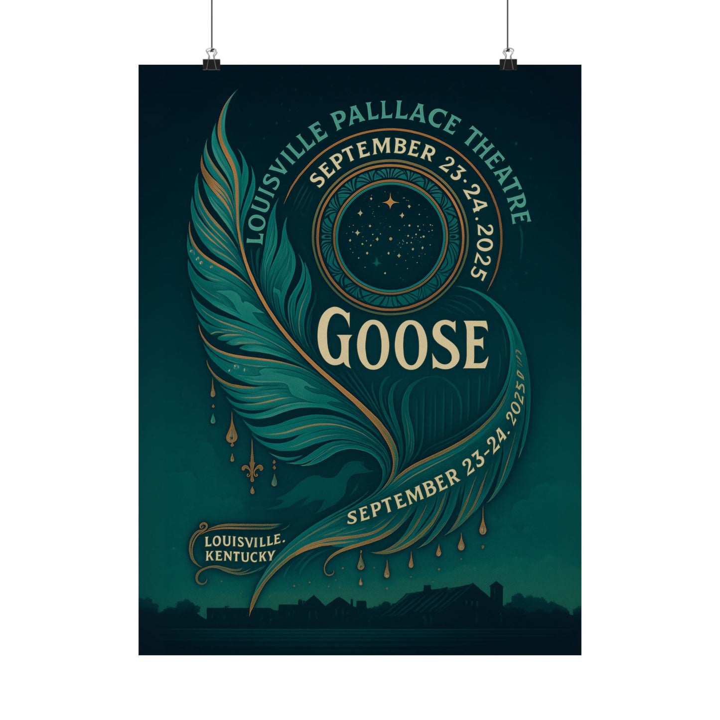 Goose Louisville Palace Theatre | September 23-24, 2025 | Concert Print | Version 3
