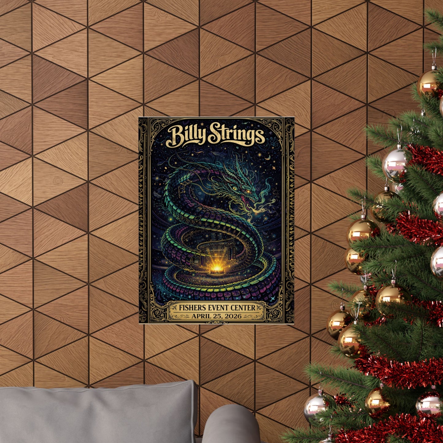 Billy Strings | 04/25/2026 | Fishers, IN | Concert Poster | N2