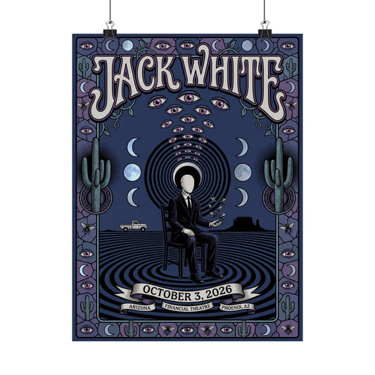 Jack White | October 3, 2026 | Phoenix, AZ | Concert Poster